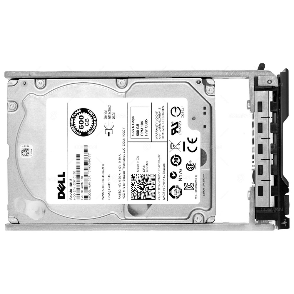 R72NV  DELL HDD 600GB 10K SAS 6G 2.5" SFF